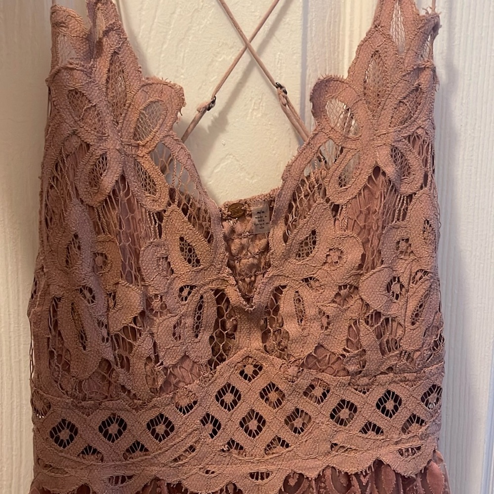 Free pink free people dress